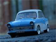 1:18 Trabant P50 blue / cremewhite mit Alufelgen und inkl OVP